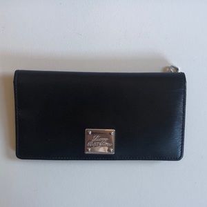Lauren by Ralph Lauren Black Leather Wallet
